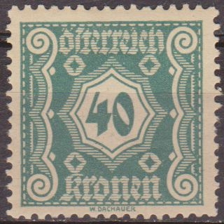AUSTRIA 1922 Scott J112 Sello * Cifras Numeros 40k Osterreich Autriche 